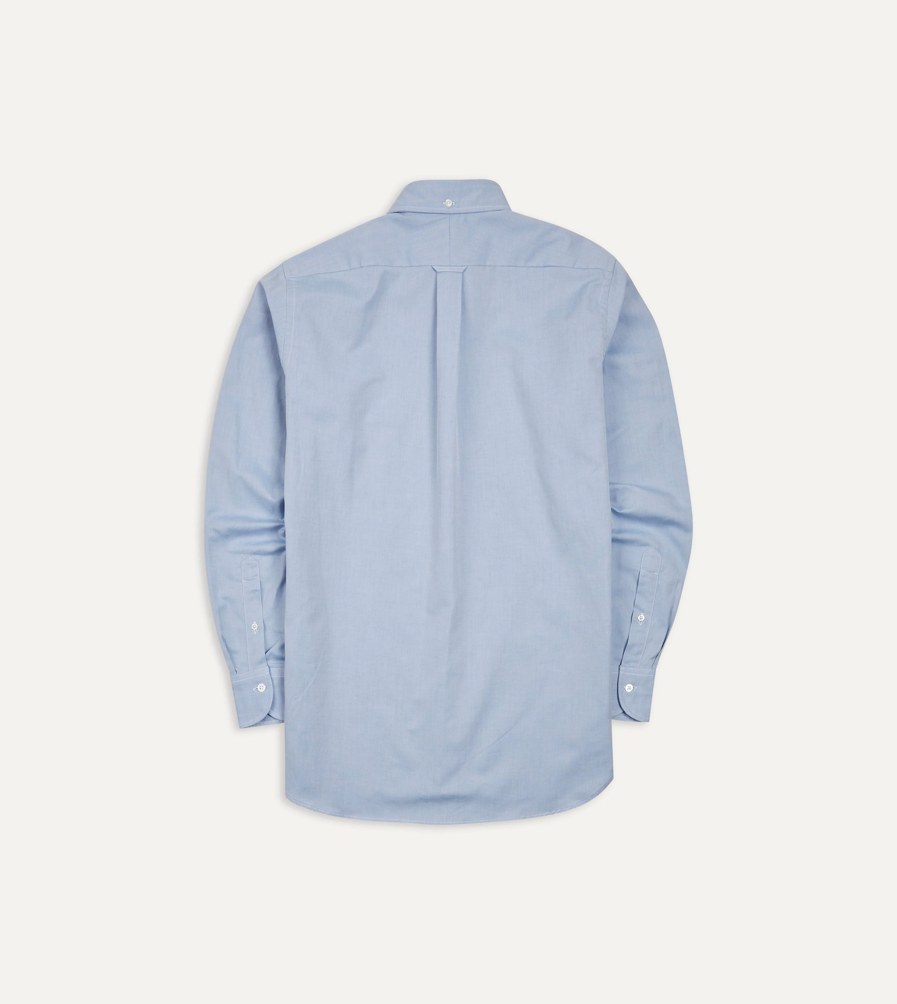 Blue Pinpoint Oxford Cotton Cloth Button-Down Shirt - Image 6