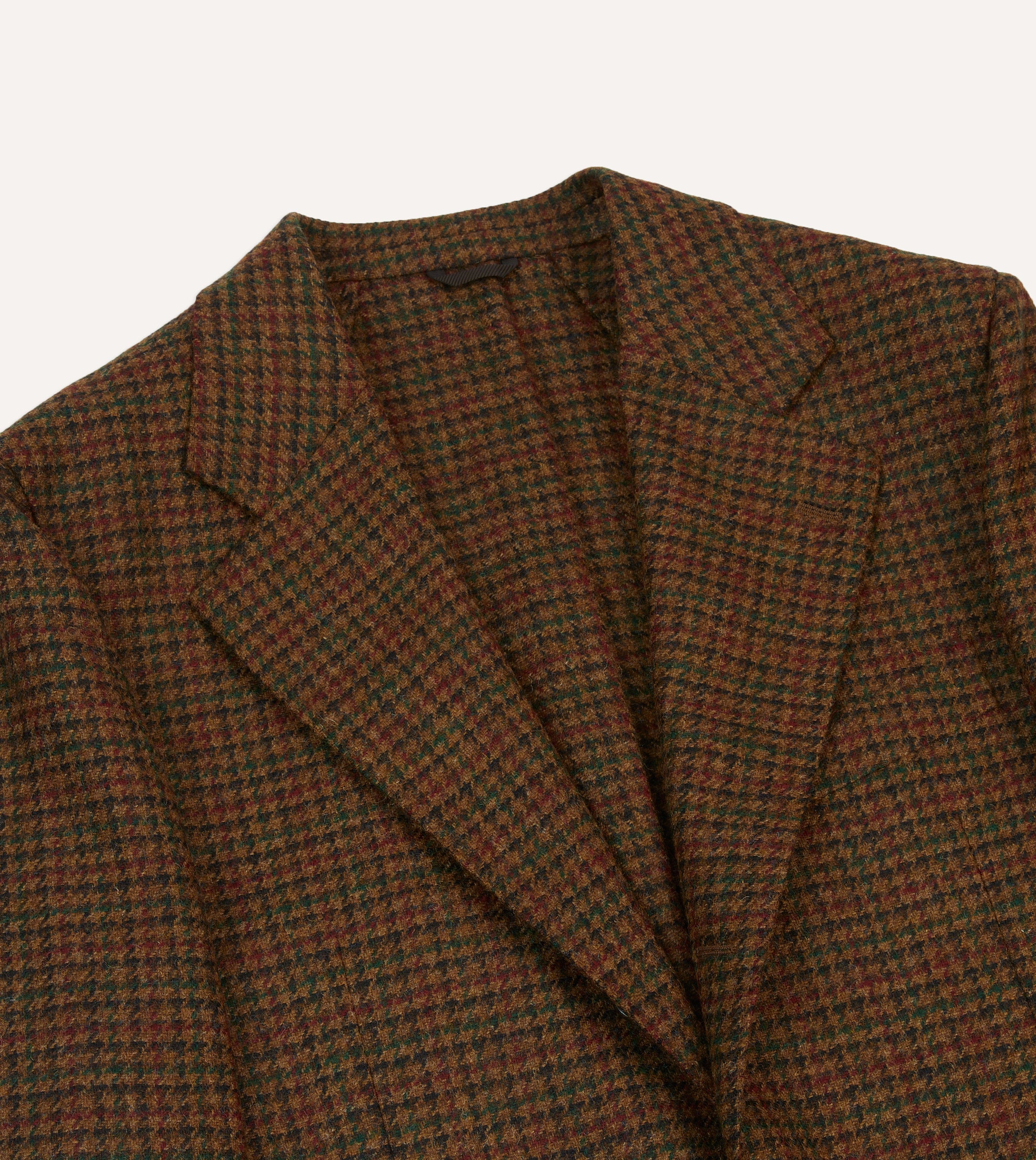 Brown Gun Club Check Tweed Blazer - Image 3