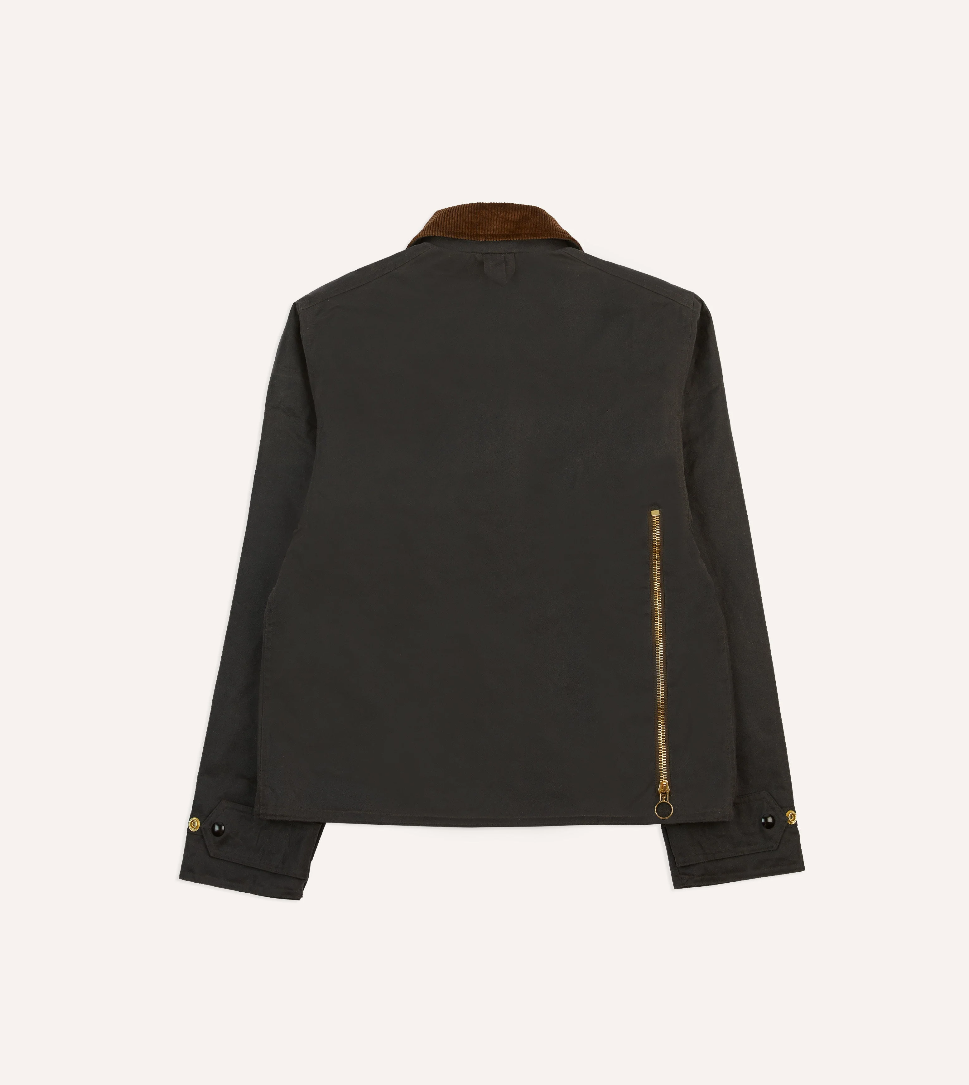 Brown Waxed Cotton Wader Jacket - Image 9
