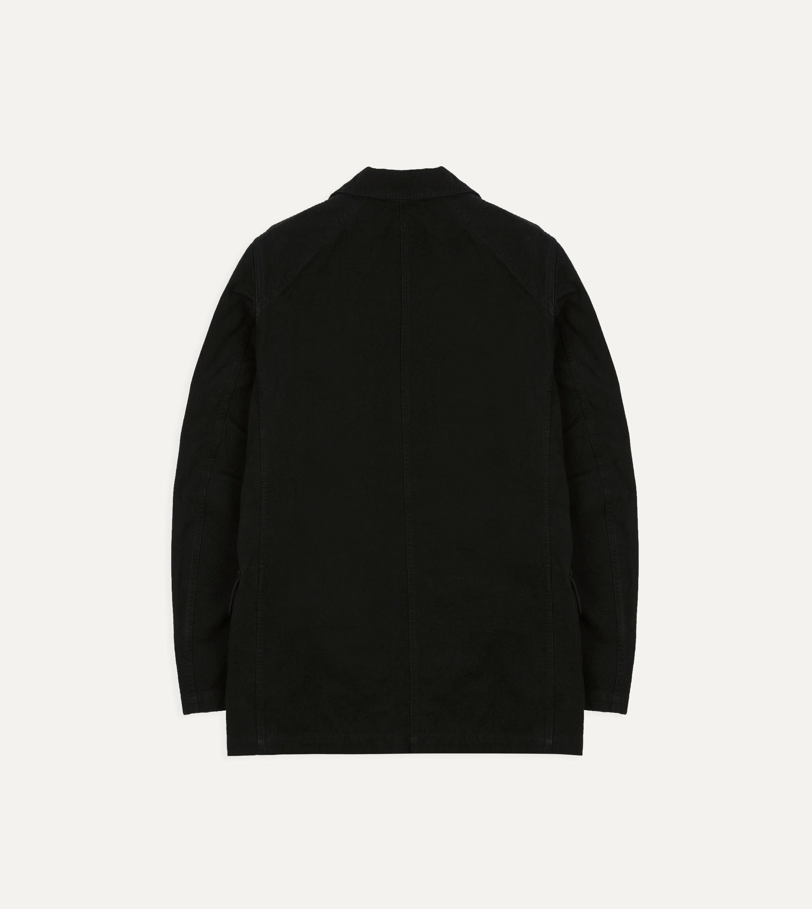 Drake's by A. Levine Black Cotton-Linen Games Blazer Mk. IV - Image 7