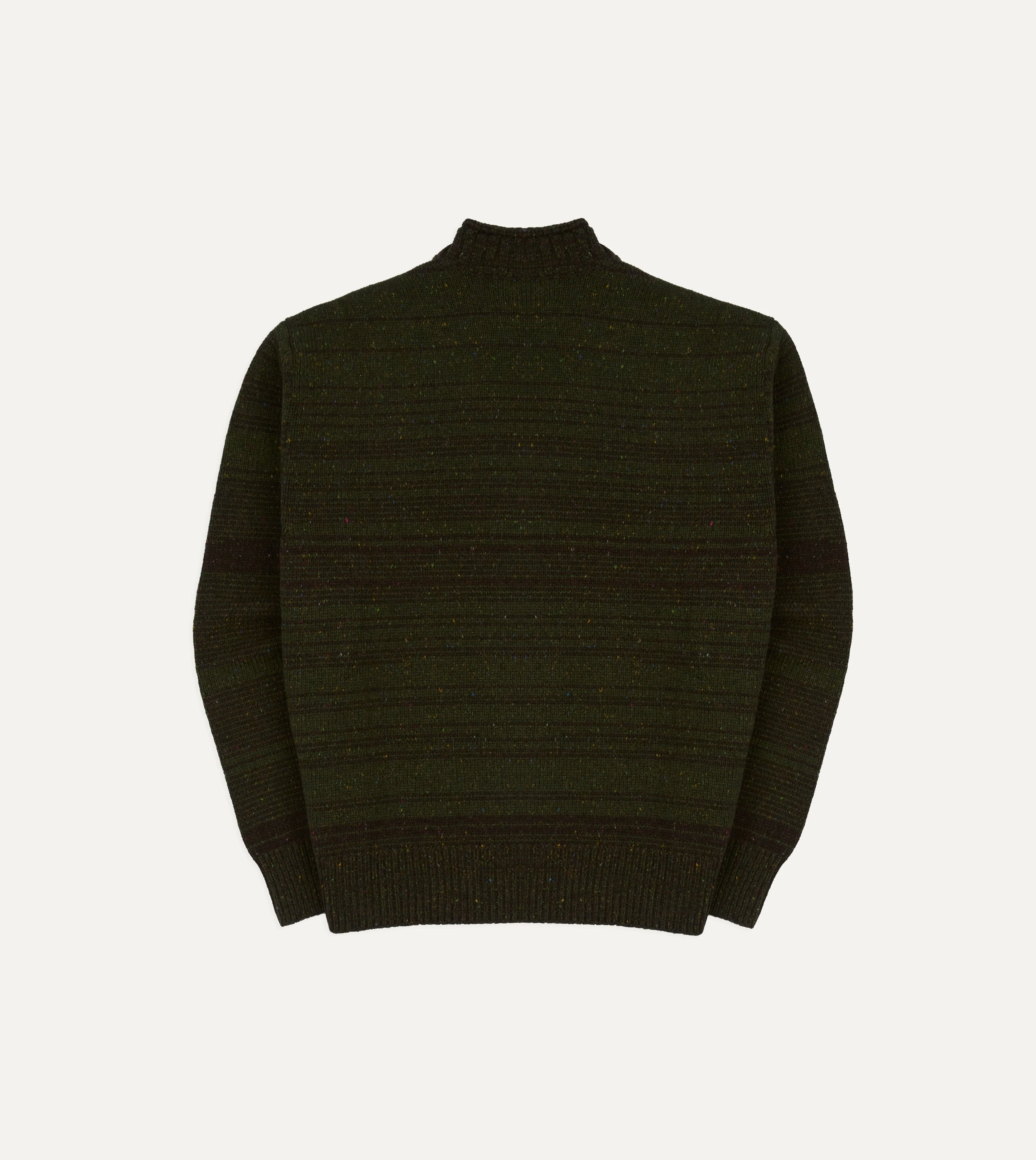 Drake's by A. Levine Olive Wool Jumper - Image 5