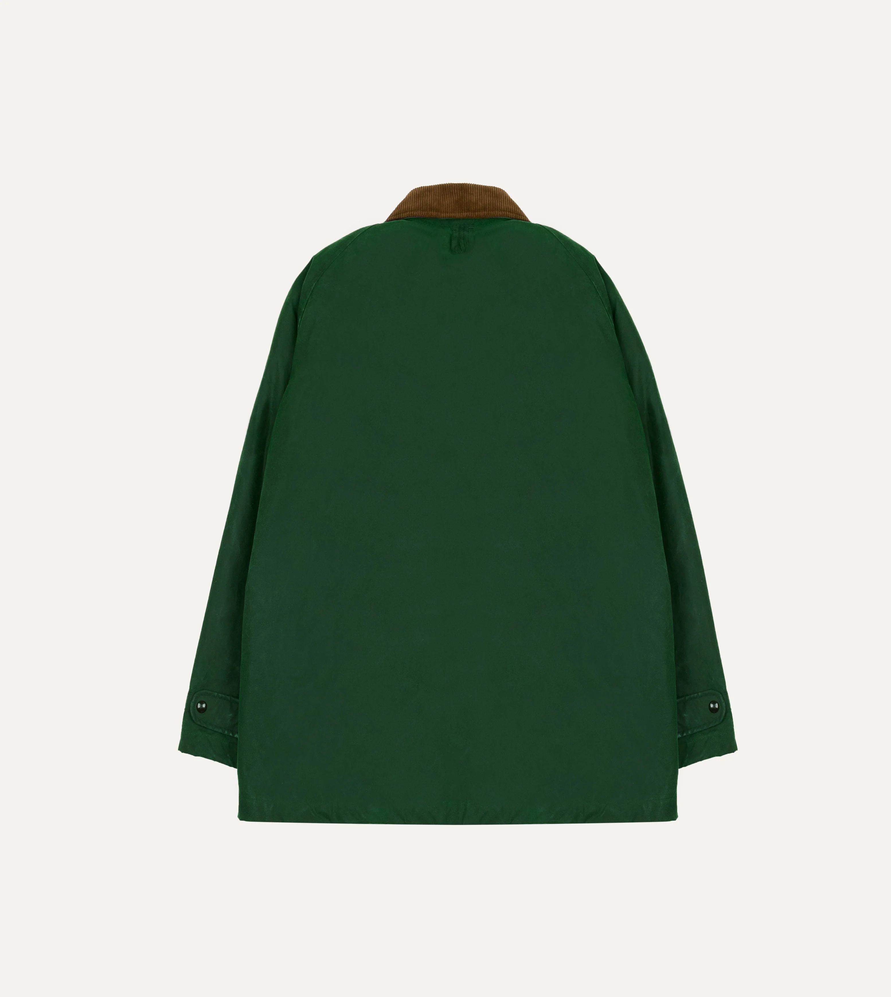 Green Waxed Coverall Jacket - Image 9