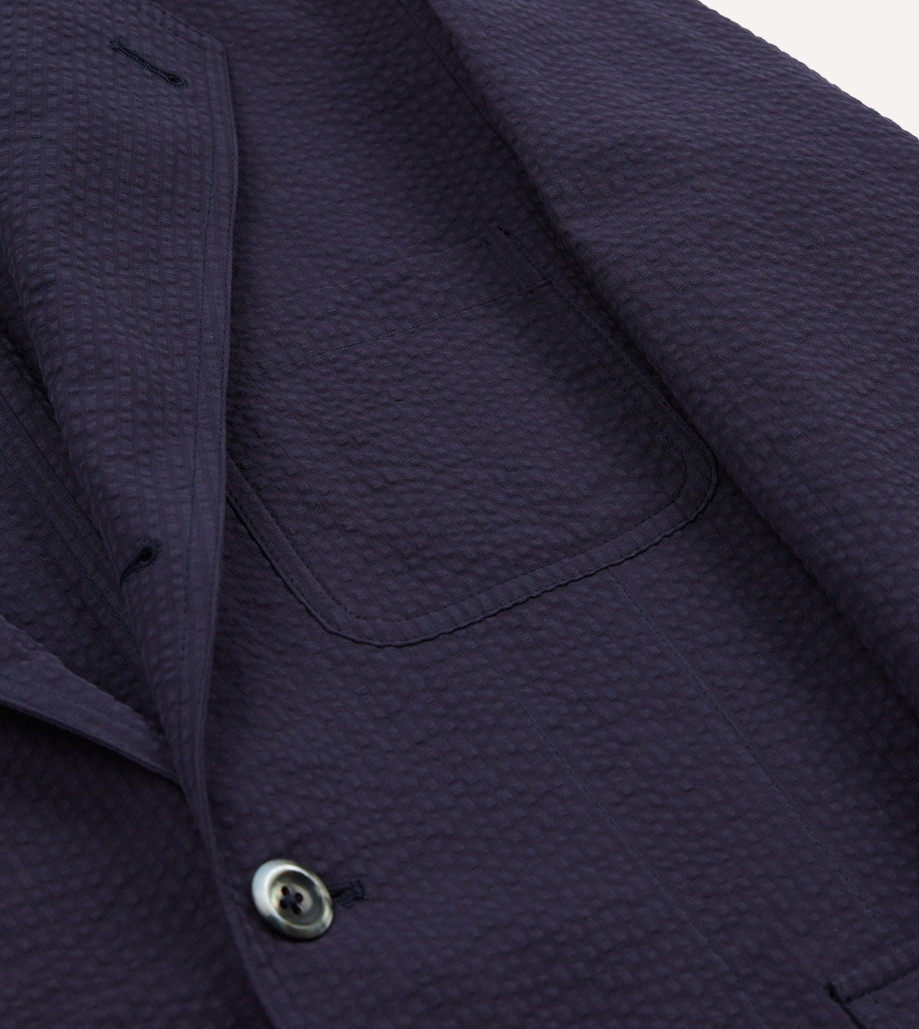Navy Seersucker Games Blazer Mk. I - Image 4