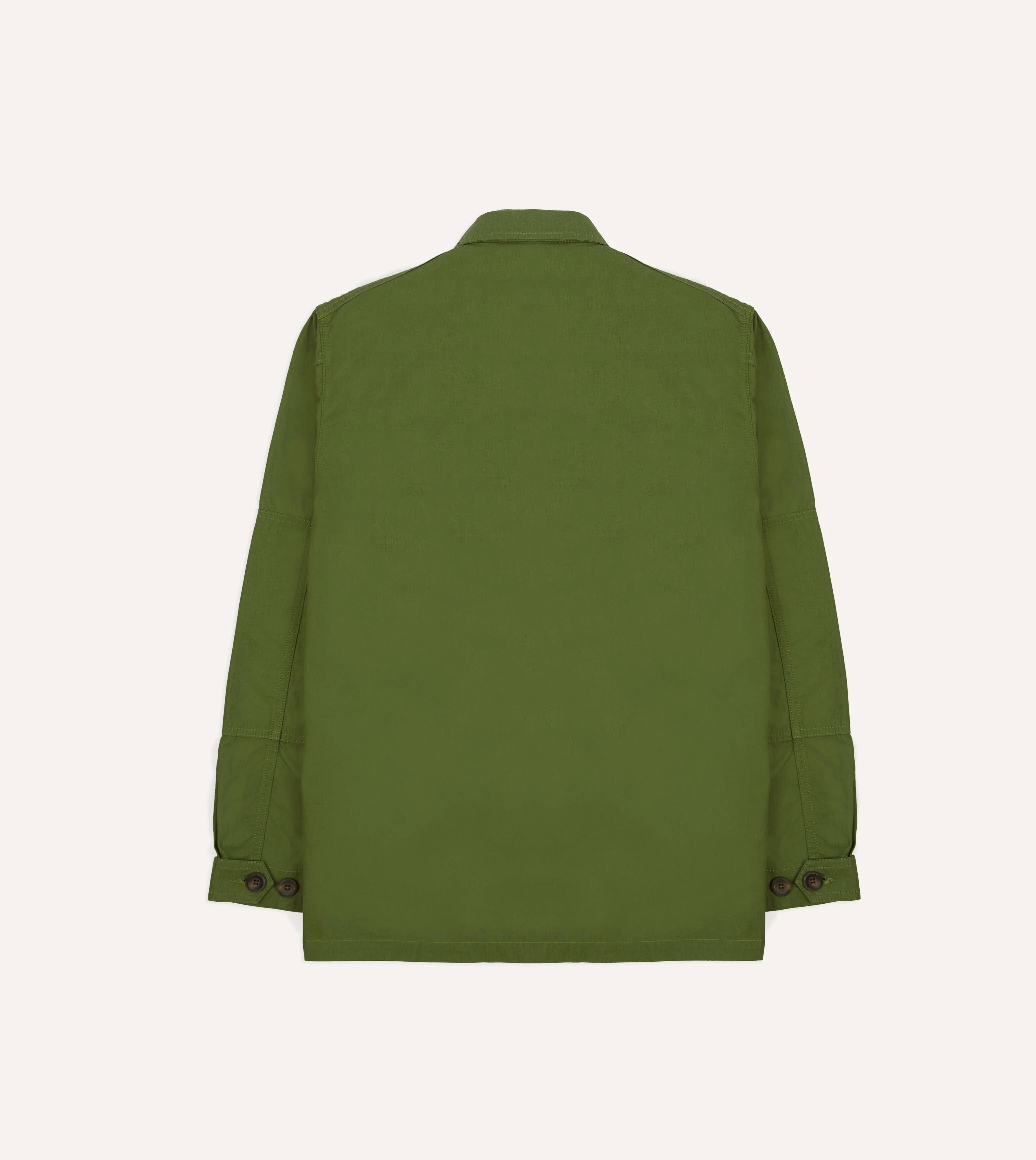 Olive Cotton Jungle Jacket - Image 8