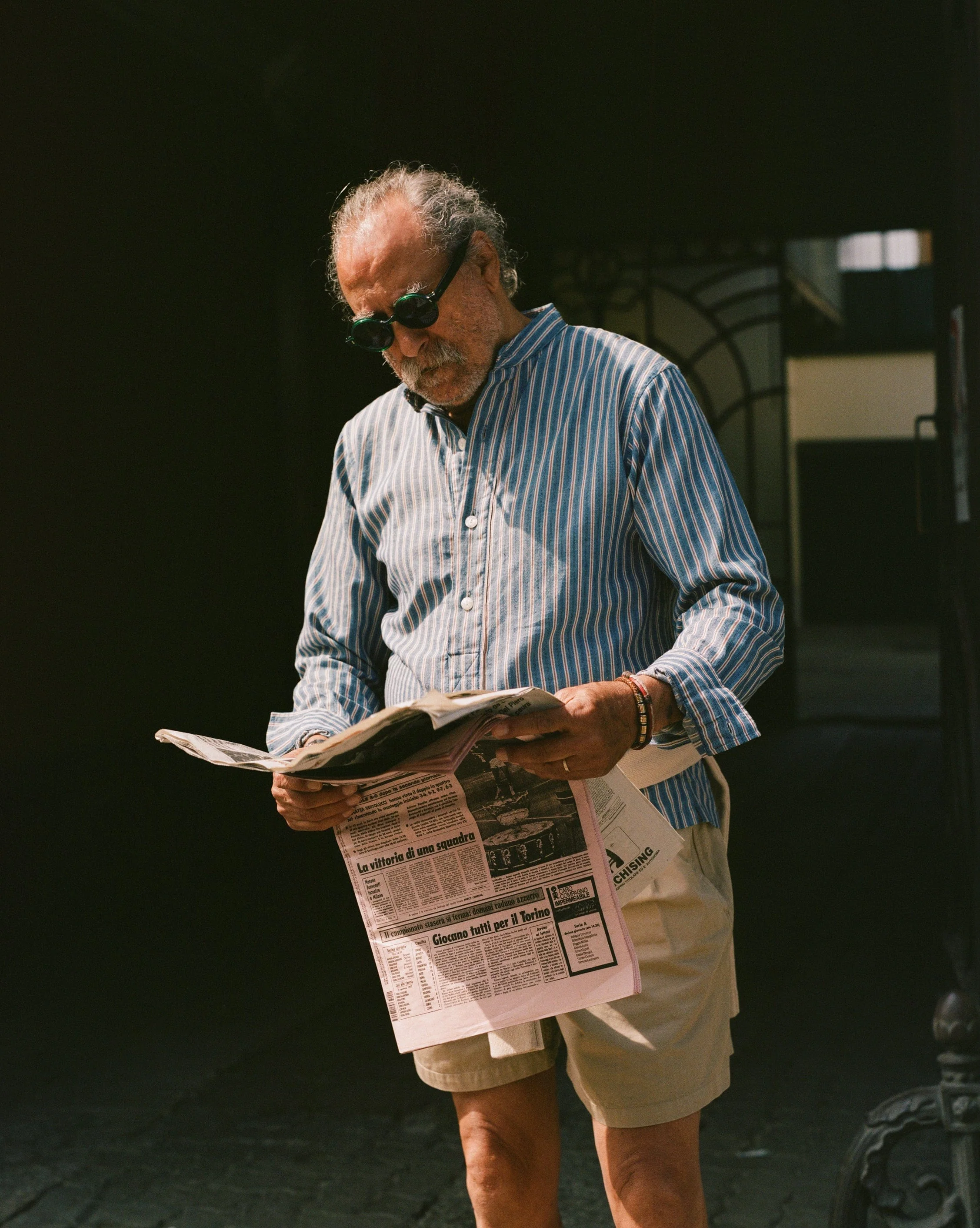 Putty Cotton Wide Leg Double-Pleat Shorts - Image 6