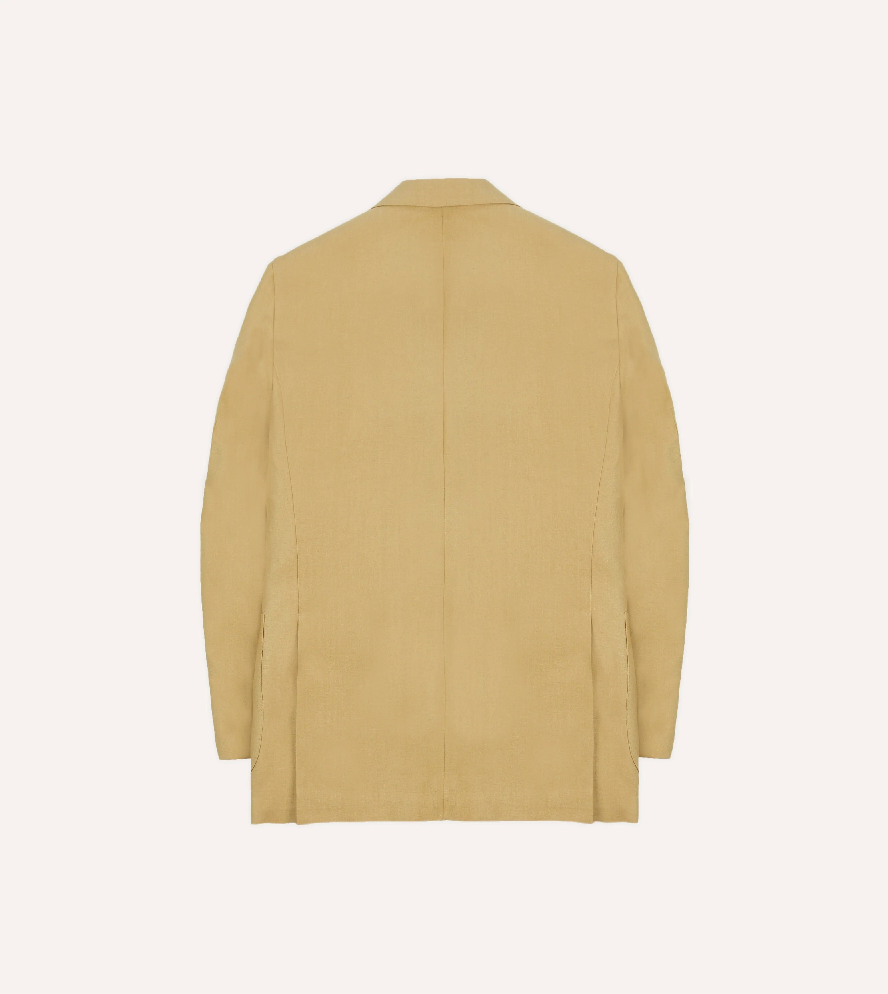 Sand Irish Linen Tailored Jacket - Image 7